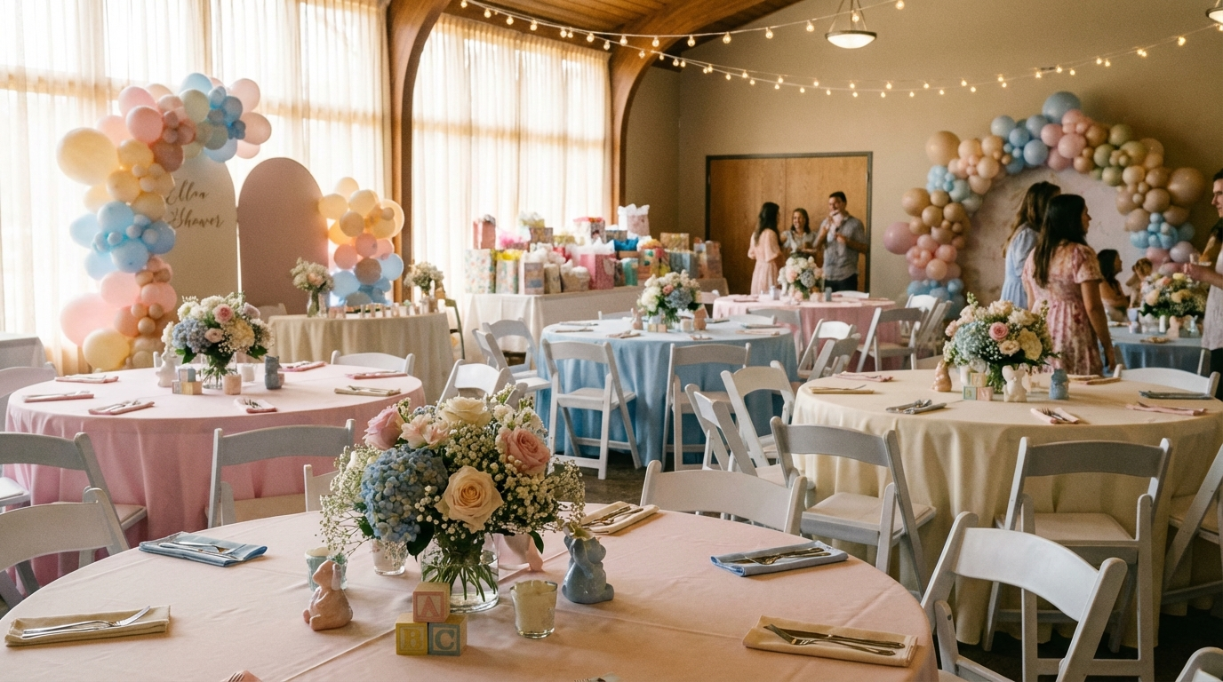 Baby Shower Seating Ideas: Cozy & Game-Ready