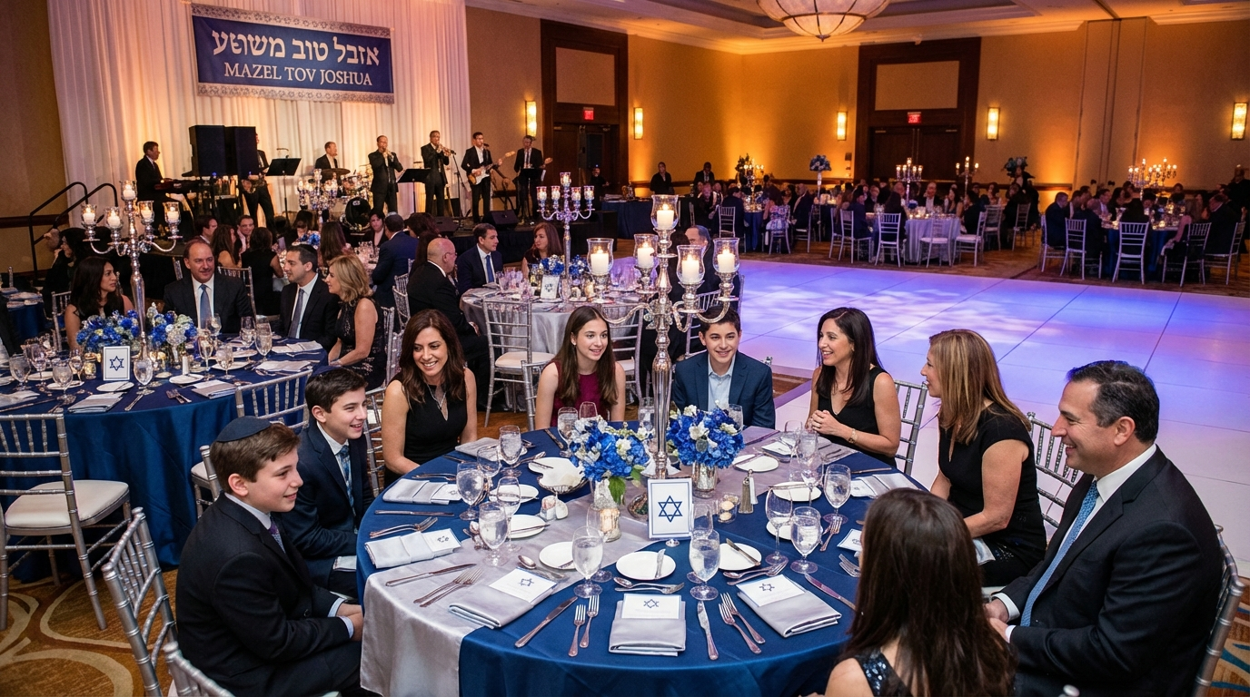 Bar/Bat Mitzvah Seating: Kids, Teens & Adult Tables