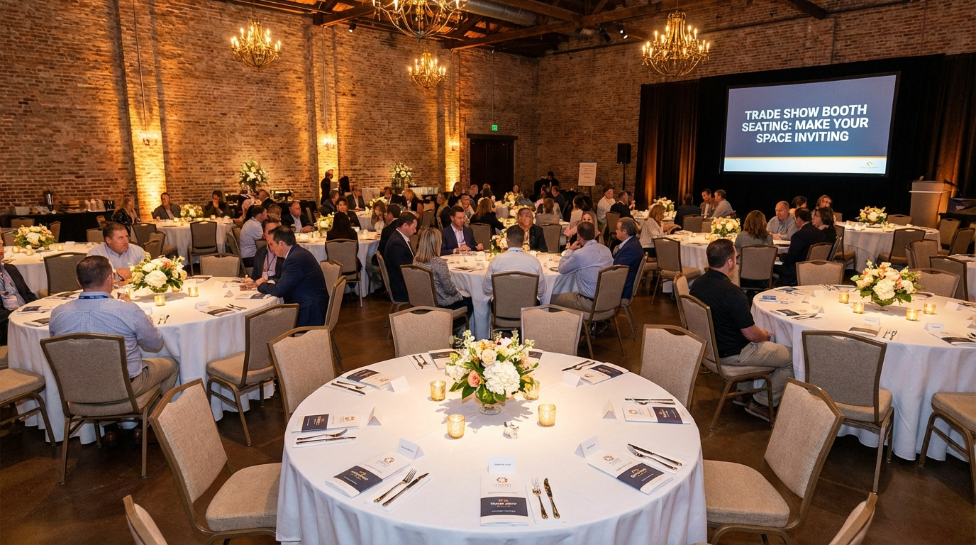 Trade Show Booth Seating: Make Your Space Inviting